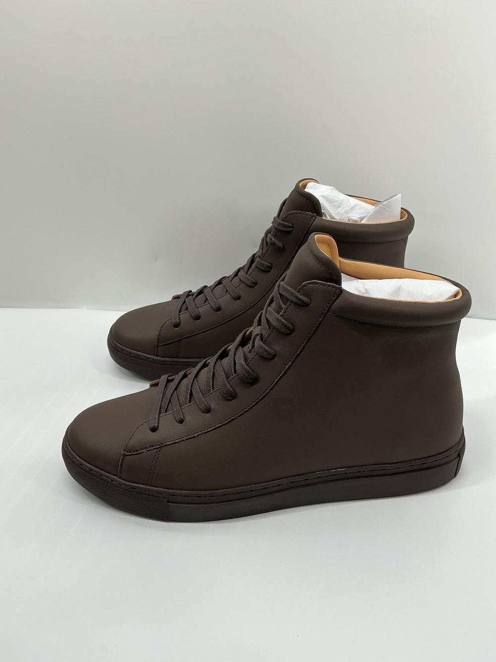 Italian Leather High Top Everyday Sneaker